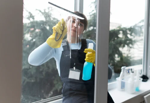 Nettoyage de vitres intérieures et extérieures à Saumont